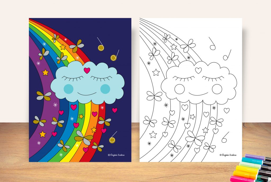 nuage-kit-creatif-poster-enfant-coloriage